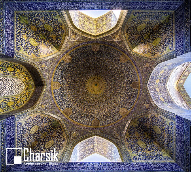 گنبد مسجد امام(شاه) اصفهان.چارسیک
