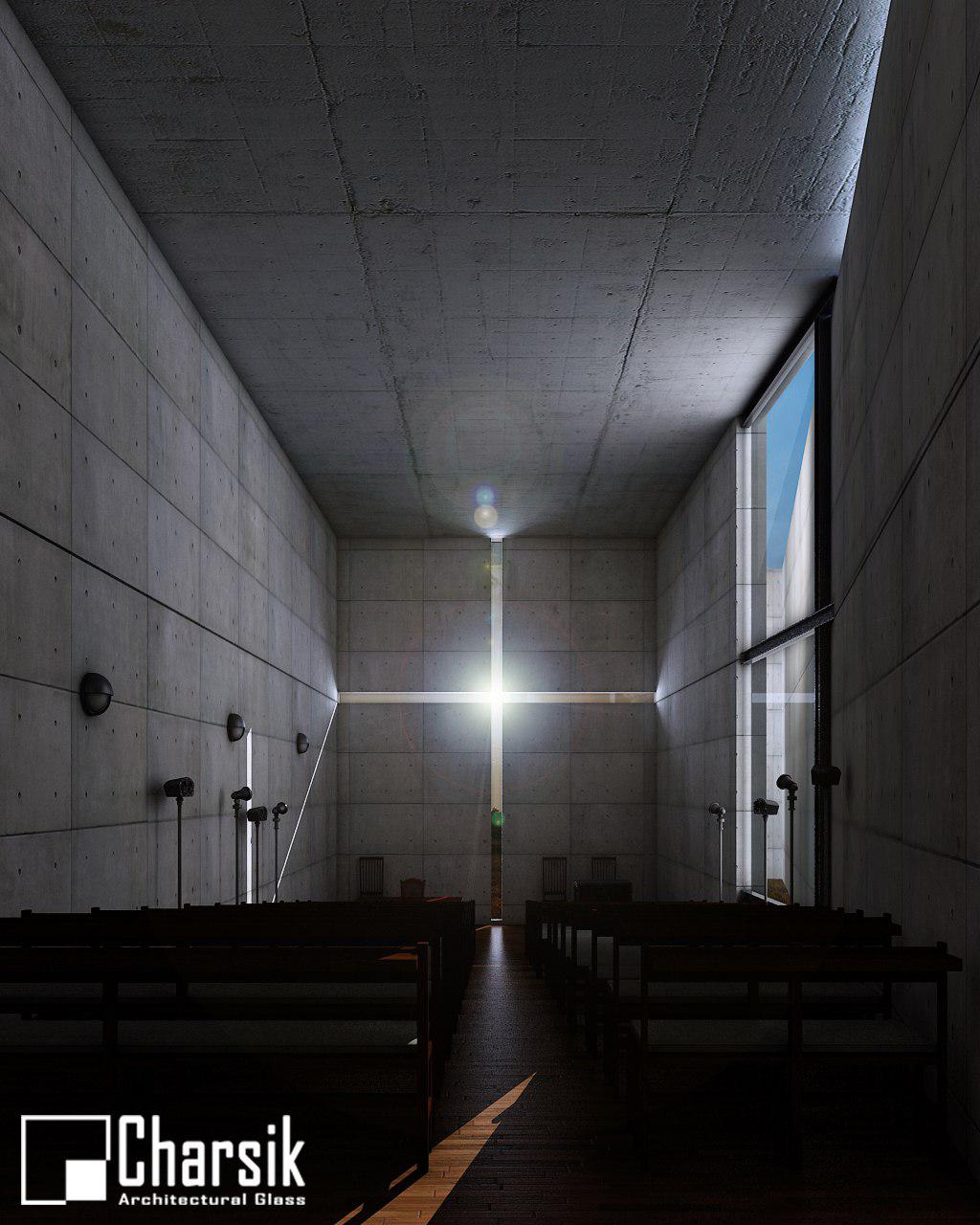 نقش و تاثیر نور در معماری های مذهبی مسیحیت و اسلام. کلیسای نور، تادائو آندو