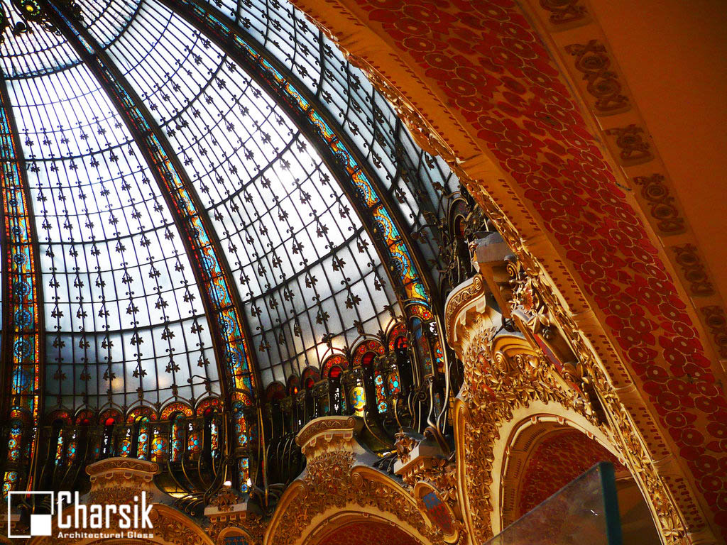 گنبد شیشه ای گالری لافایت پاریس