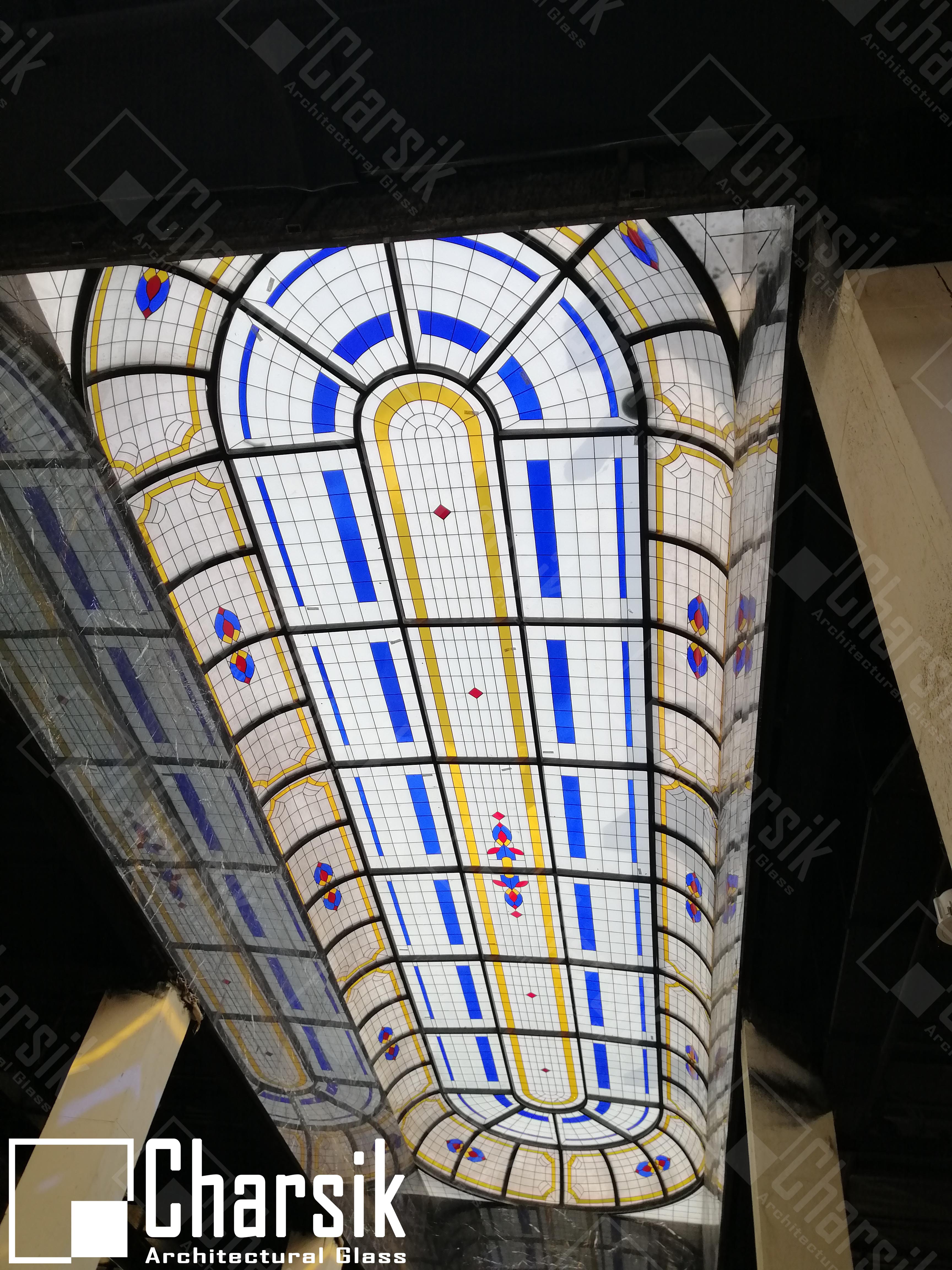 طراحی و ساخت بزرگترین سقف شیشه ای ترکیبی استیند گلس در خاورمیانه