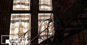 شیشه درب و پنجره تزئینی لابی