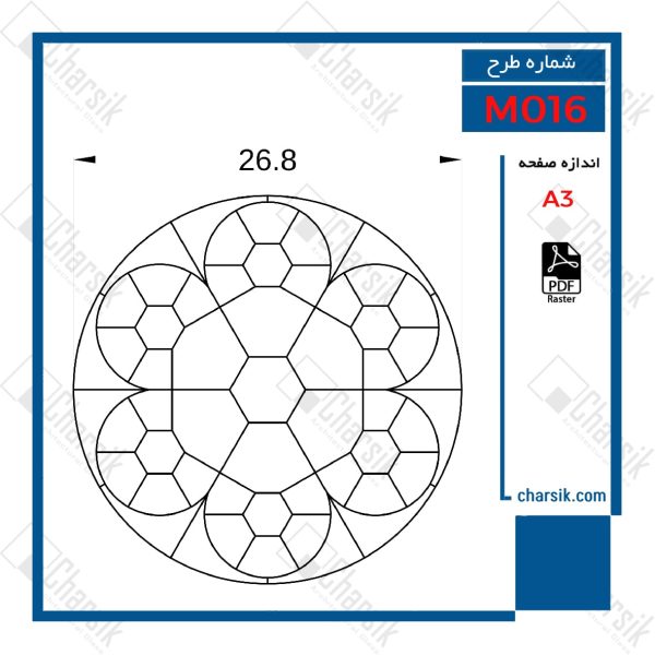 الگوی ساخت شیشه تیفانی