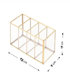 باکس شیشه ای نظم دهنده لوازم آرایشی