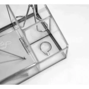 باکس و استند شیشه ای نظم دهنده جواهرات